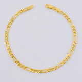 Figaro Bracelet 2.15 g / 1 1/4 in / 3.25 mm 18K Yellow Gold