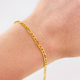 Figaro Bracelet 2.15 g / 1 1/4 in / 3.25 mm 18K Yellow Gold