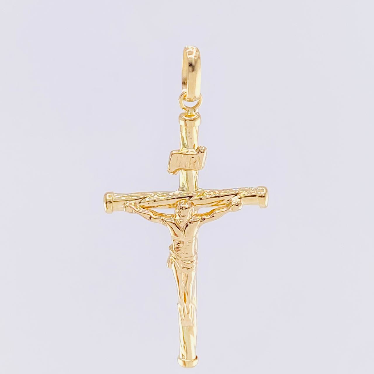 Dije Cruz Entorchada 1.1 g / 1 1/2 in Oro Amarillo 18K