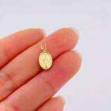 Dije Virgen Milagrosa 0.45g / 3/4 in Oro Amarillo 18K