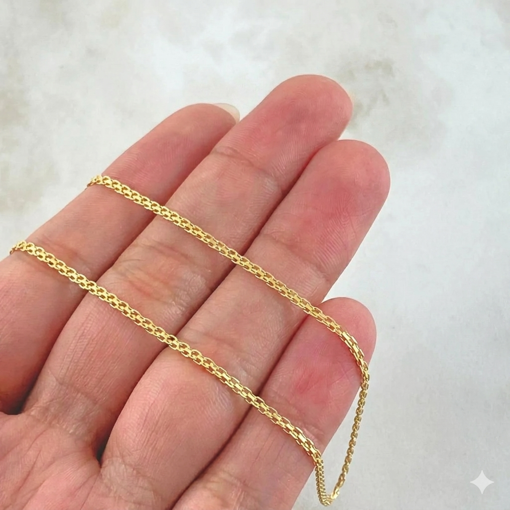 Cadena China 3.85 g / 23 1/2 in / 2.2 mm Oro Amarillo 18K
