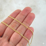 Cadena China 3.9 g / 23 1/2 in / 2.2 mm Oro Amarillo 18K