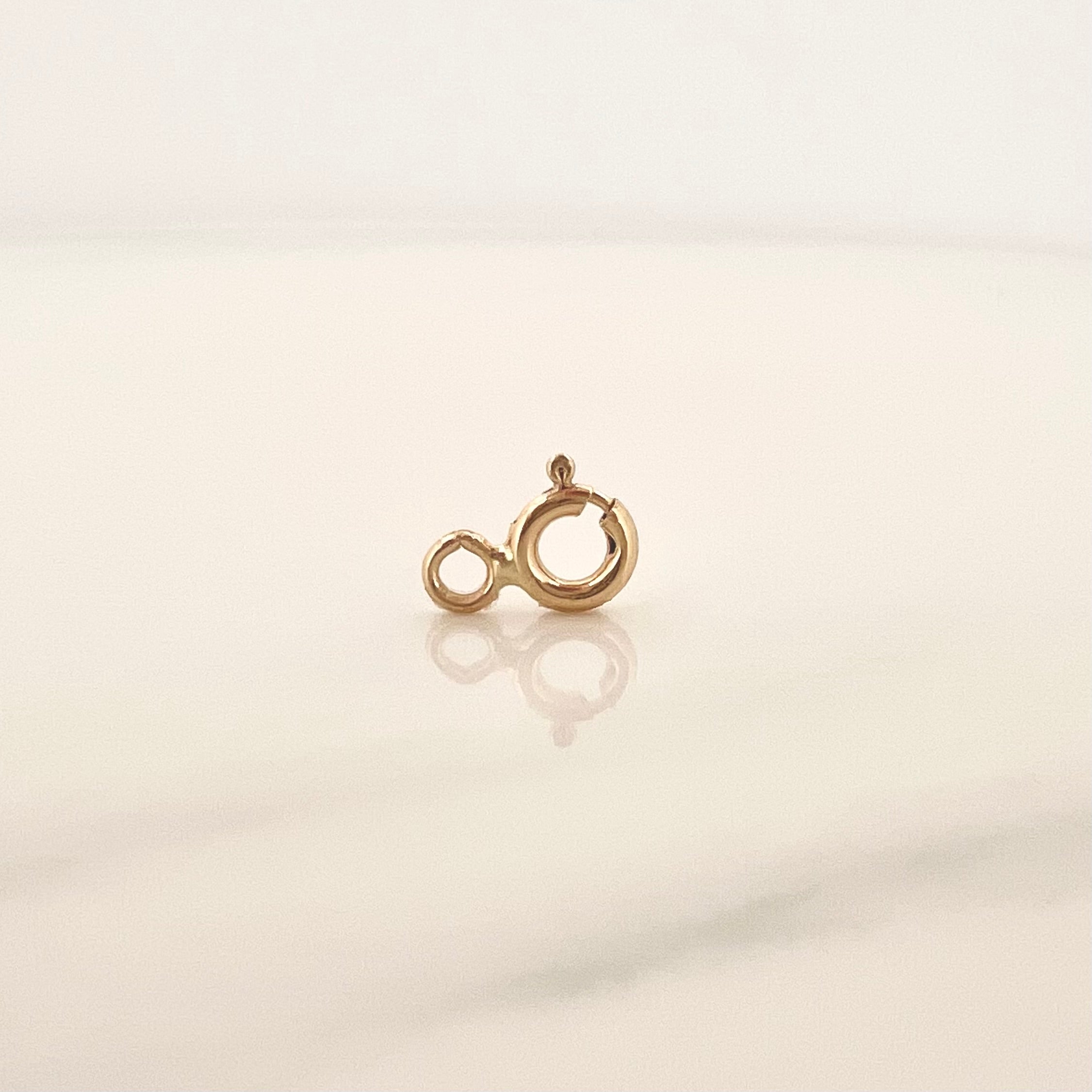 Spring Ring 0.16gr / 18K Yellow Gold +2!