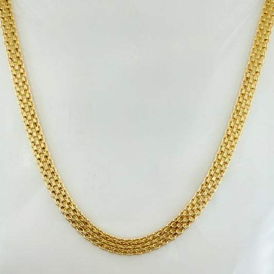 Cadena China 15.25gr / 23 1/2 in / 4.9mm Oro Amarillo +1 18K ©