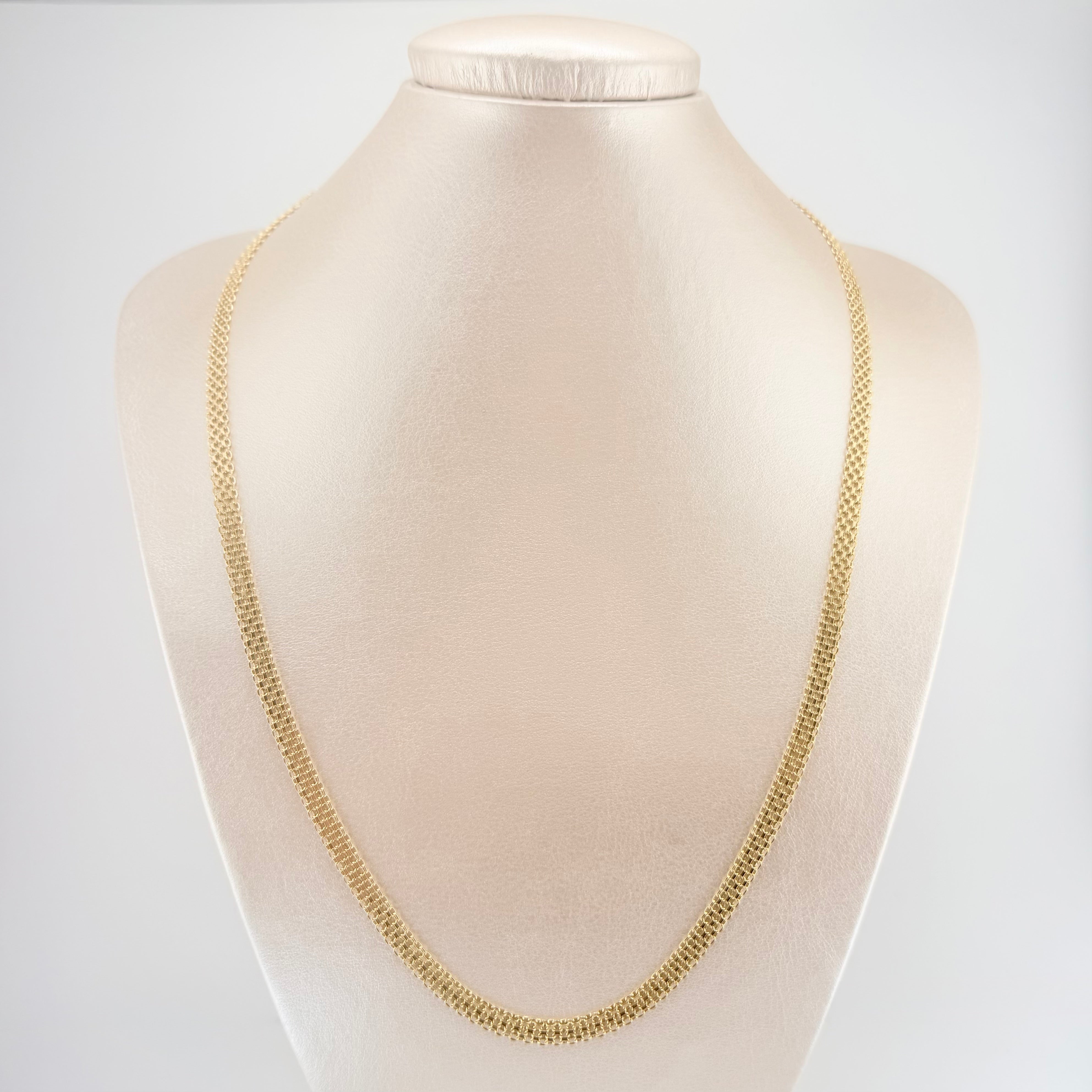Cadena China 17.7gr / 27 1/2 in / 4.9mm Oro Amarillo +1 18K ©