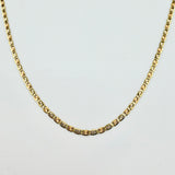 Cadena Plana 2.3gr / 19 3/4 in / 1.9mm Tres Oros +3 18K ©