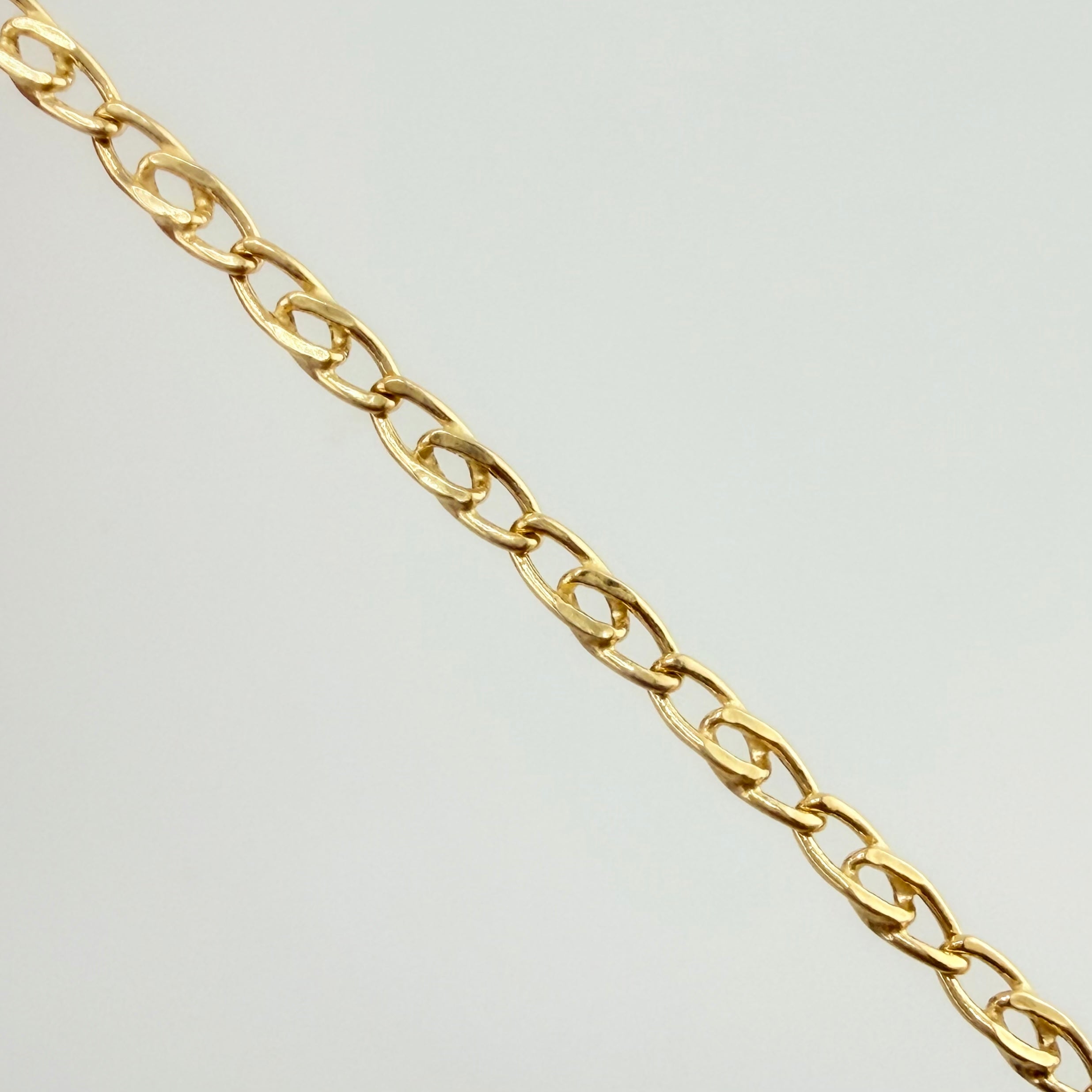 Cadena Lumachina 4.35gr / 23 1/2 in / 2.5mm Oro Amarillo +3 18K ©