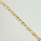 Cadena Lumachina 4.35gr / 23 1/2 in / 2.5mm Oro Amarillo +3 18K ©
