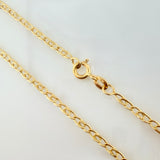 Cadena Lumachina 4.35gr / 23 1/2 in / 2.5mm Oro Amarillo +3 18K ©