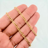 Cadena Lumachina 7.95gr / 23 1/2 in / 3.4mm Oro Amarillo +3 18K ©