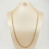 Cadena Lumachina 7.95gr / 23 1/2 in / 3.4mm Oro Amarillo +3 18K ©