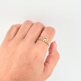 Anillo Correa Corona 2.35gr / T6 1/2 / Oro Amarillo 18K *