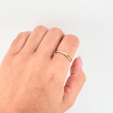 Hollow Channel Ring 0.95g / T7 1/4 / 18K Yellow Gold