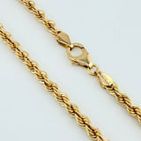 Cadena Lazo 8.25gr / 23 1/2 in / 3.3mm Oro Amarillo +3 18K ©