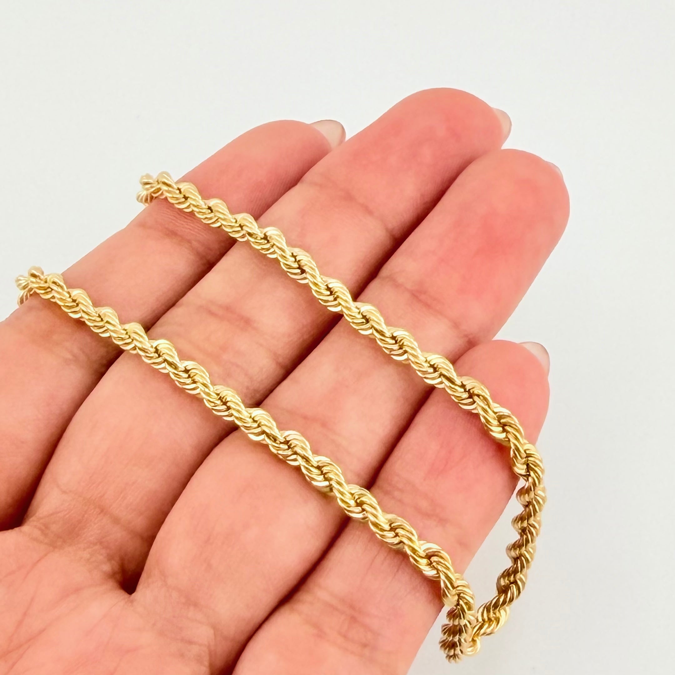 Cadena Lazo 8.05gr / 23 1/2 in / 3.3mm Oro Amarillo +3 18K *