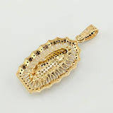 Pendant Virgin of Guadalupe Frame 6gr / 1 3/4 in / 18K Yellow Gold *
