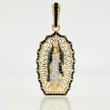 Pendant Virgin of Guadalupe Frame 6gr / 1 3/4 in / 18K Yellow Gold *