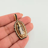 Pendant Virgin of Guadalupe Frame 6gr / 1 3/4 in / 18K Yellow Gold *