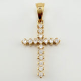 Dije Cruz 1.7gr / 1 1/4 in / Oro Amarillo 18K ©