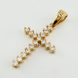 Dije Cruz 2.1gr / 1 1/4 in / Oro Amarillo 18K *