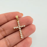 Dije Cruz 2.1gr / 1 1/4 in / Oro Amarillo 18K *