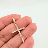 Dije Cruz 1.15gr / 1 1/4 in / Oro Amarillo 18K ©