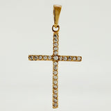 Dije Cruz 1.15gr / 1 1/4 in / Oro Amarillo 18K *