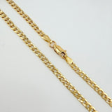 Cadena Cubana 8.35gr / 27 1/2 in / 3mm Oro Amarillo +1 18K