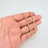 Cadena Cubana 8.4gr / 27 1/2 in / 3.3mm Oro Amarillo +1 18K *