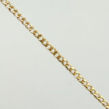 Tobillera Cubana 1.95gr / 9 3/4 in / 2.3mm Oro Amarillo +1 18K ©