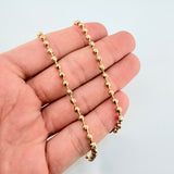 Cadena Militar 22.6gr / 23 1/2 in / 3.8mm Oro Amarillo +3 18K ©