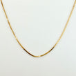 Cadena Veneciana 1 gr / 50 cm / 0.50mm Oro Amarillo +3 18K