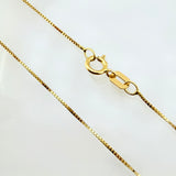 Cadena Veneciana 1 gr / 50 cm / 0.50mm Oro Amarillo +3 18K