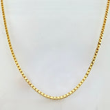 Cadena Veneciana 3.8gr / 19 3/4 in / 1.6mm Oro Amarillo +3 18K ©