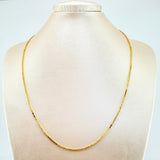 Cadena Veneciana 3.8gr / 19 3/4 in / 1.6mm Oro Amarillo +3 18K ©
