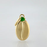 Dije Grano Café 0.35gr / 1/2 in / Oro Amarillo 18K