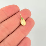 Dije Grano Café 0.35gr / 1/2 in / Oro Amarillo 18K