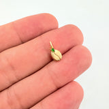 Dije Grano Café 0.3gr / 1/2 in / Oro Amarillo 18K