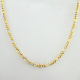Cadena Figaro 2.65gr / 17 3/4 in / 2.3mm Oro Amarillo +1 18K *