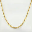 Cadena Cubana 4.75gr / 27 1/2 in / 2.3mm Oro Amarillo +1 18K *