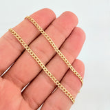 Cadena Cubana 4.75gr / 27 1/2 in / 2.3mm Oro Amarillo +1 18K *