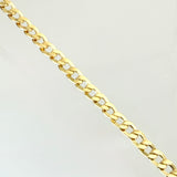 Cadena Cubana 7.15gr / 23 1/2 in / 3mm Oro Amarillo +1 18K
