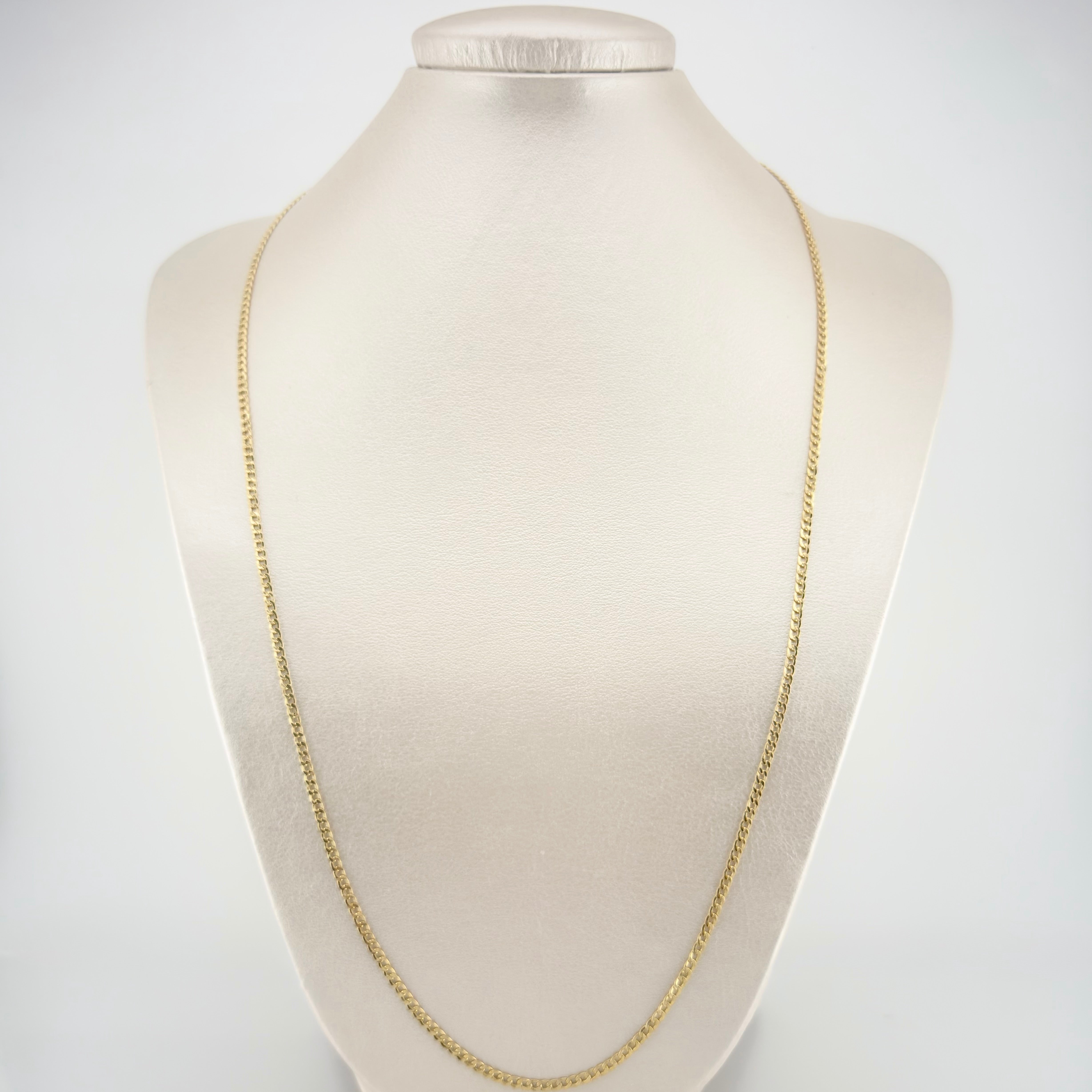 Cadena Cubana 6.1gr / 27 1/2 in / 2.7mm Oro Amarillo +1 18K *