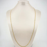 Cadena Cubana 7.1gr / 23 1/2 in / 3.3mm Oro Amarillo +1 18K *