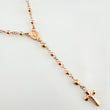 Rosario Virgen Milagrosa 6.15gr / 19 3/4 in / 3mm - 4mm Oro Rosa 18K