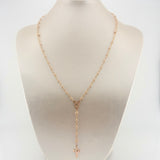 Rosario Virgen Milagrosa 6.5gr / 23 1/2 in / 3mm - 4 mm Oro Rosa 18K ©