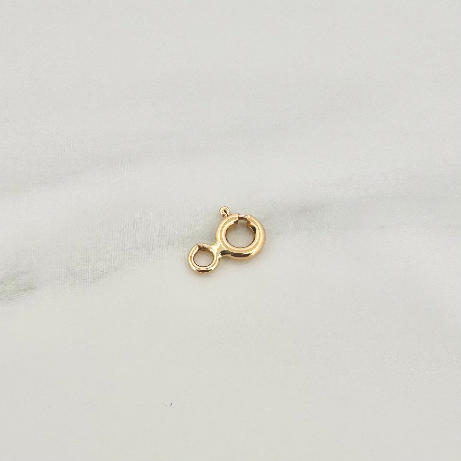 Spring Ring 0.16gr / 18K Yellow Gold +2!