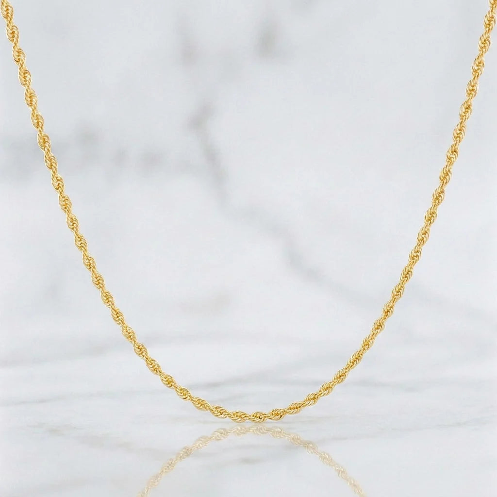 Cadena Lazo 1.1g / 24 in / 1.15mm Oro Amarillo 18K