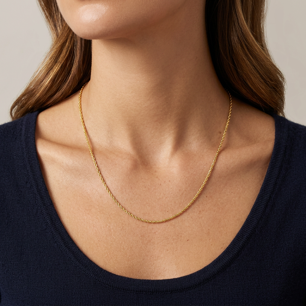 Rope Chain 2.75g / 18 in / 2.17mm Yellow Gold 18K