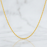 Rope Chain 2.75g / 18 in / 2.2mm 18K Yellow Gold